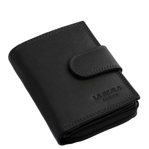 Stílusos, kis méretű női bőr pénztárca valódi bőrből, divatos színekben. Praktikus, kompakt kialakítású, és RFID védelemmel is elláttuk.