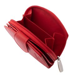 Sokoldalú és praktikus kialakítású, kis méretű női pénztárca valódi bőr alapanyagból, RFID védelemmel is felvértezve, minőségi díszdobozban.