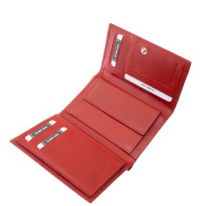 Számos divatos színben elérhető, közepes méretű, praktikus női bőr pénztárca, minőségi díszdobozban, igényesen csomagolva.