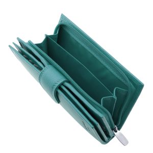 Elegáns, valódi nappa bőrből készült női bőr pénztárca, amely RFID blokkoló réteggel is rendelkezik és stílusos díszdobozban érkezik.