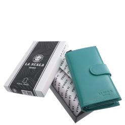 Elegáns, valódi nappa bőrből készült női bőr pénztárca, amely RFID blokkoló réteggel is rendelkezik és stílusos díszdobozban érkezik.