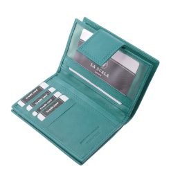 Csinos és minőségi, kis méretű női pénztárca, melynek alapanyaga valódi bőr, divatos színekben gyártottuk és RFID védelemmel is elláttuk.