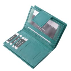 Csinos és minőségi, kis méretű női pénztárca, melynek alapanyaga valódi bőr, divatos színekben gyártottuk és RFID védelemmel is elláttuk.