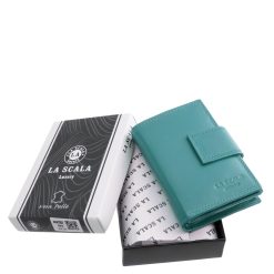 Csinos és minőségi, kis méretű női pénztárca, melynek alapanyaga valódi bőr, divatos színekben gyártottuk és RFID védelemmel is elláttuk.